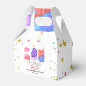 Popsicle She is ready to Pop Baby Shower Geschenkschachtel (Vorderseite)