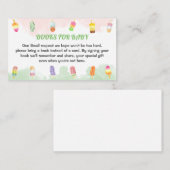 Popsicle Sie ist bereit zum Pop von Kinderbüchern Begleitkarte (Vorne/Hinten)