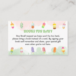 Popsicle Sie ist bereit zum Pop von Kinderbüchern Begleitkarte