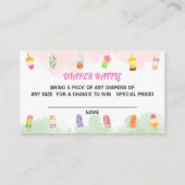 Popsicle Sie ist bereit zum Pop von Windeln Begleitkarte (Vorderseite)