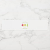 Popsicle Summer Birthday Party Wasserflaschenetikett (Einzelnes Label)