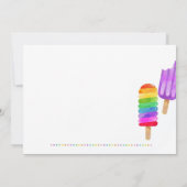 Popsicle Summer Einladung, Summer Party Neighborh Einladung (Rückseite)