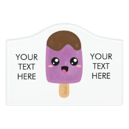 Popsicle  türschild