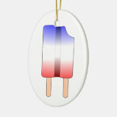 Popsicle-Verzierung Keramik Ornament (Links)