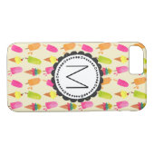 Popsicles and Ice Creme Personalisiert Monogram Case-Mate iPhone Hülle (Rückseite (Horizontal))