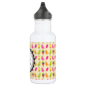 Popsicles and Ice Creme Personalisiert Monogram Edelstahlflasche (Rechts)