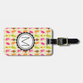 Popsicles and Ice Creme Personalisiert Monogram Gepäckanhänger (Vorderseite horizontal)
