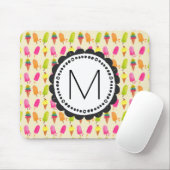 Popsicles and Ice Creme Personalisiert Monogram Mousepad (Mit Mouse)