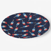 Popsicles At Night Pappteller (Schrägansicht)