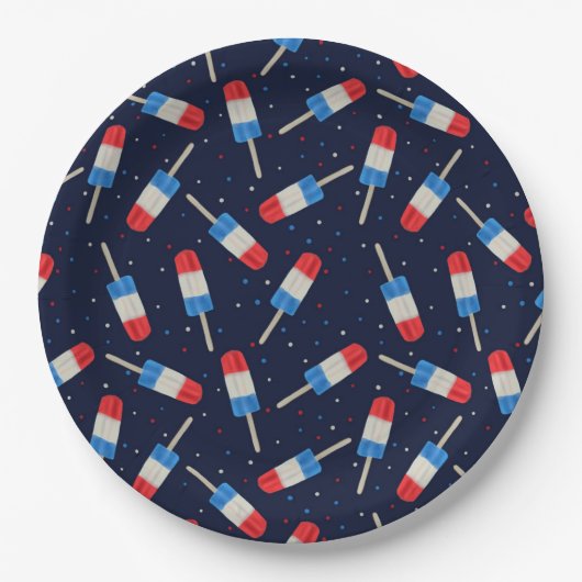 Popsicles At Night Pappteller (Vorderseite)