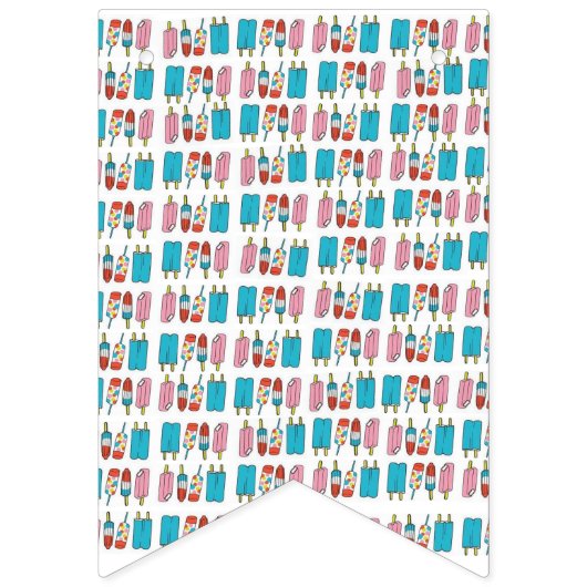 Popsicles Bunting Banner (Zweite Fahne)