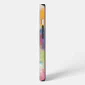 Popsicles-horizontaler abstrakter Steindruck iPhone Hülle (Linke Seite)