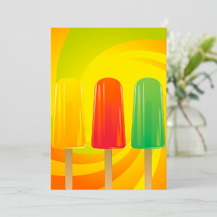 Popsicles Invitations Einladung