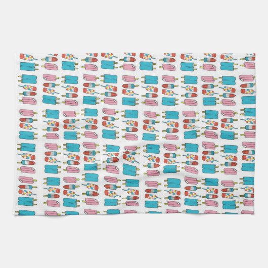Popsicles Küche Handtuch (Horizontal)