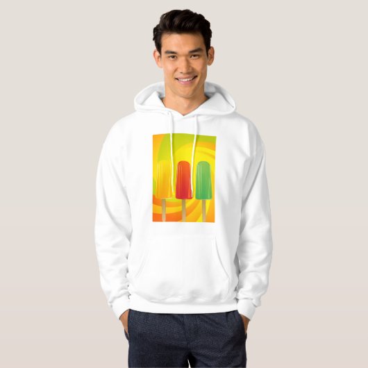 Popsicles Mens Hoodie (Vorne ganz)