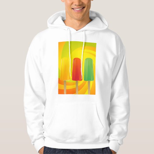 Popsicles Mens Hoodie (Vorderseite)
