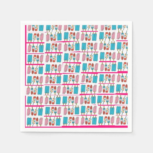 Popsicles Napkin Serviette (Vorderseite)