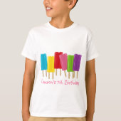 Popsicles und Tupfen T-Shirt (Vorderseite)