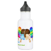 Popsiful Colorful Kids Personalisiert Edelstahlflasche (Rechts)