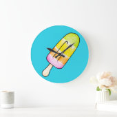 Popsikel Große Wanduhr (Zuhause)