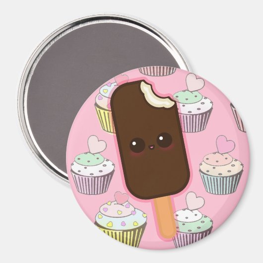 Popsikel Magnet (Vorderseite/Rückseite)