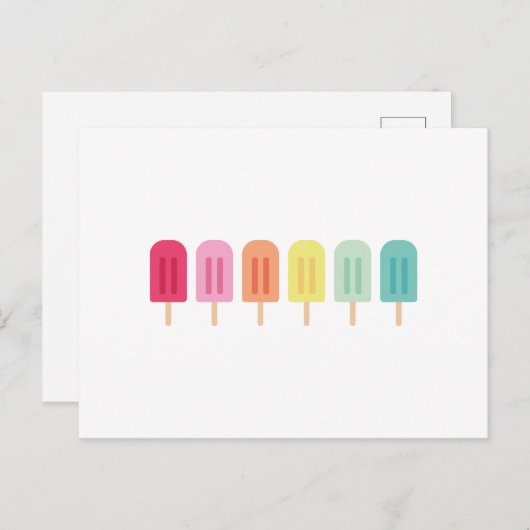 Popsikel Postkarte (Vorne/Hinten)
