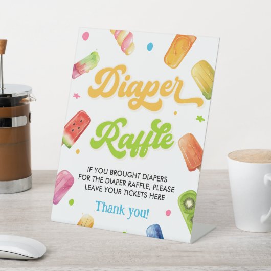 Popsily Ready to Pop Baby Duwer Diaper Raffle Sockelschild (In SItu)