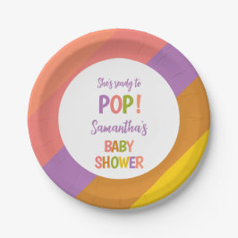Popsim Baby Dusche Ice Creme Sommer Party Pappteller