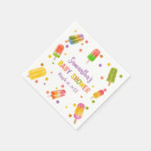 Popsim Baby Dusche Ice Creme Sommer Party Serviette (Ecke)