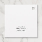 Popsim Baby Dusche Pop wenn sie Pop Geschenkanhänger (Rückseite)