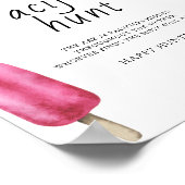 Popsim - Schnuller jagen Kinderduschenspiel Poster (Ecke)