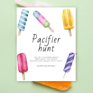 Popsim - Schnuller jagen Kinderduschenspiel Poster