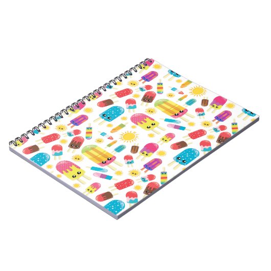 Popsim Summer Design Notebook Notizblock (Linke Seite)