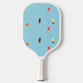 Popsistis auf blau pickleball schläger (Rückseite)