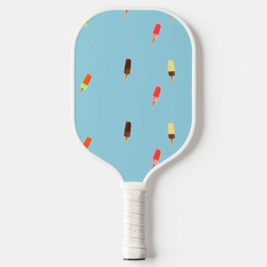 Popsistis auf blau pickleball schläger (Vorderseite)