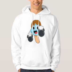 Popsität bei Krafttraining mit Dumbells Hoodie