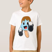 Popsität bei Krafttraining mit Dumbells T-Shirt (Vorderseite)