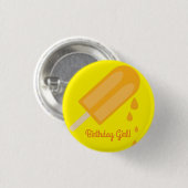 Popsiv Niedlich Summer 1. Geburtstag Party Thema Button (Vorne & Hinten)