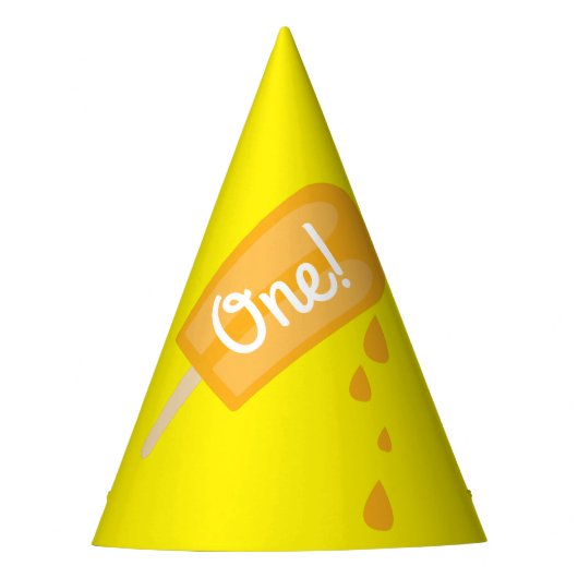 Popsiv Niedlich Summer 1. Geburtstag Party Thema Partyhütchen (Vorderseite)