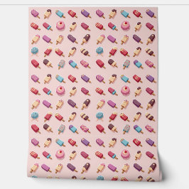 Popsiv Parade in Rosa Eiscreme IV Tapete