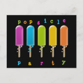 Popsiv-Party Einladungspostkarte (Vorderseite)
