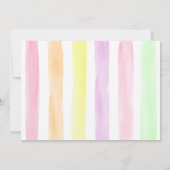 Popsiv Pop auf Over Pink Girl Birthday Einladung (Rückseite)