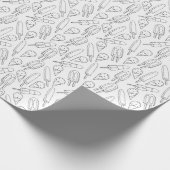 Popsiv und Eiscreme Farbe Ihr eigenes Muster Geschenkpapier (Ecke)