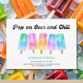 Popsiver Pop auf jedem Kindergeburtstag Einladung