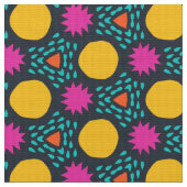 POPSTAR - Fun Colorful Children's Modern Geometric Stoff (Nahaufnahme)