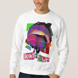 Popstyle lila sweatshirt
