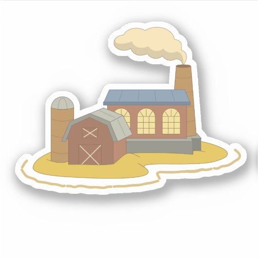 Poptropica 24 Karottenaufkleber Aufkleber (Vorderseite)