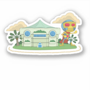 Poptropica Poptropicon Island Sticker