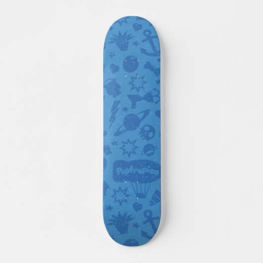 Poptropica Skateboard - Not leidende Vintage (Vorne)