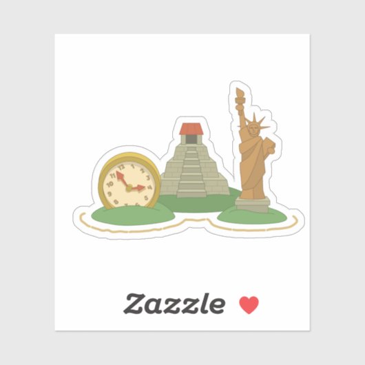 Poptropica Time Tangle Sticker (Blatt)